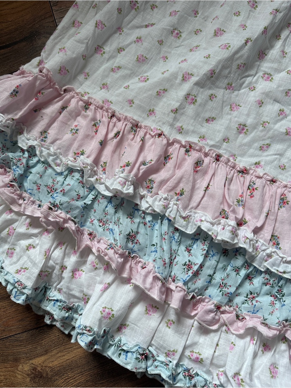 Floral Ruffle Nightgown - Picture 2 of 4